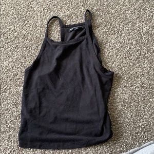 Brandy Melville suede tank top